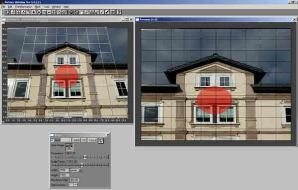 Before altering the proportion slider