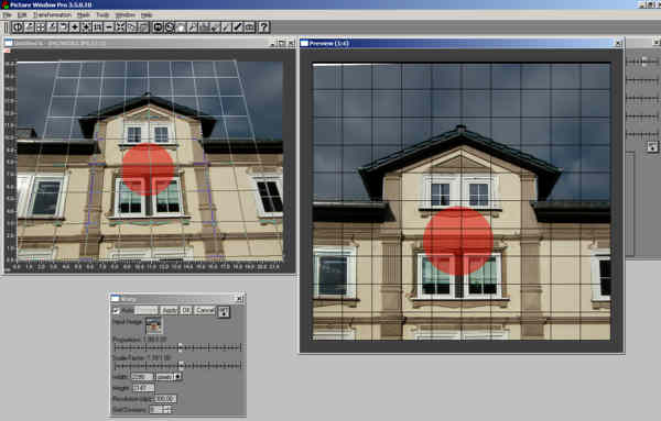 After altering the proportion slider