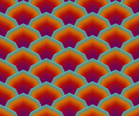 pattern made using wave